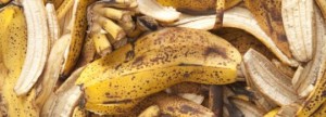 Bananenschillen ontsmetten vervuild water